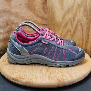 Vionic Alliance Womens Gray Slip On Walking Shoes Sneakers Size 8